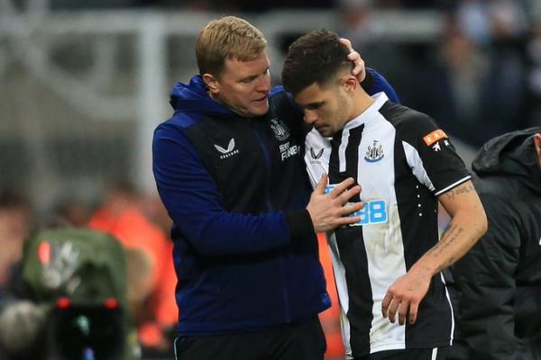Image Eddie Howe อัพเดทอาการบาดเจ็บสองแข้งสาลิกาดง
