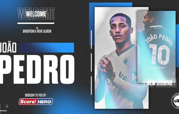 Image ไบรท์ตันยืนยันการเซ็นสัญญา Joao Pedro จากวัตฟอร์ด